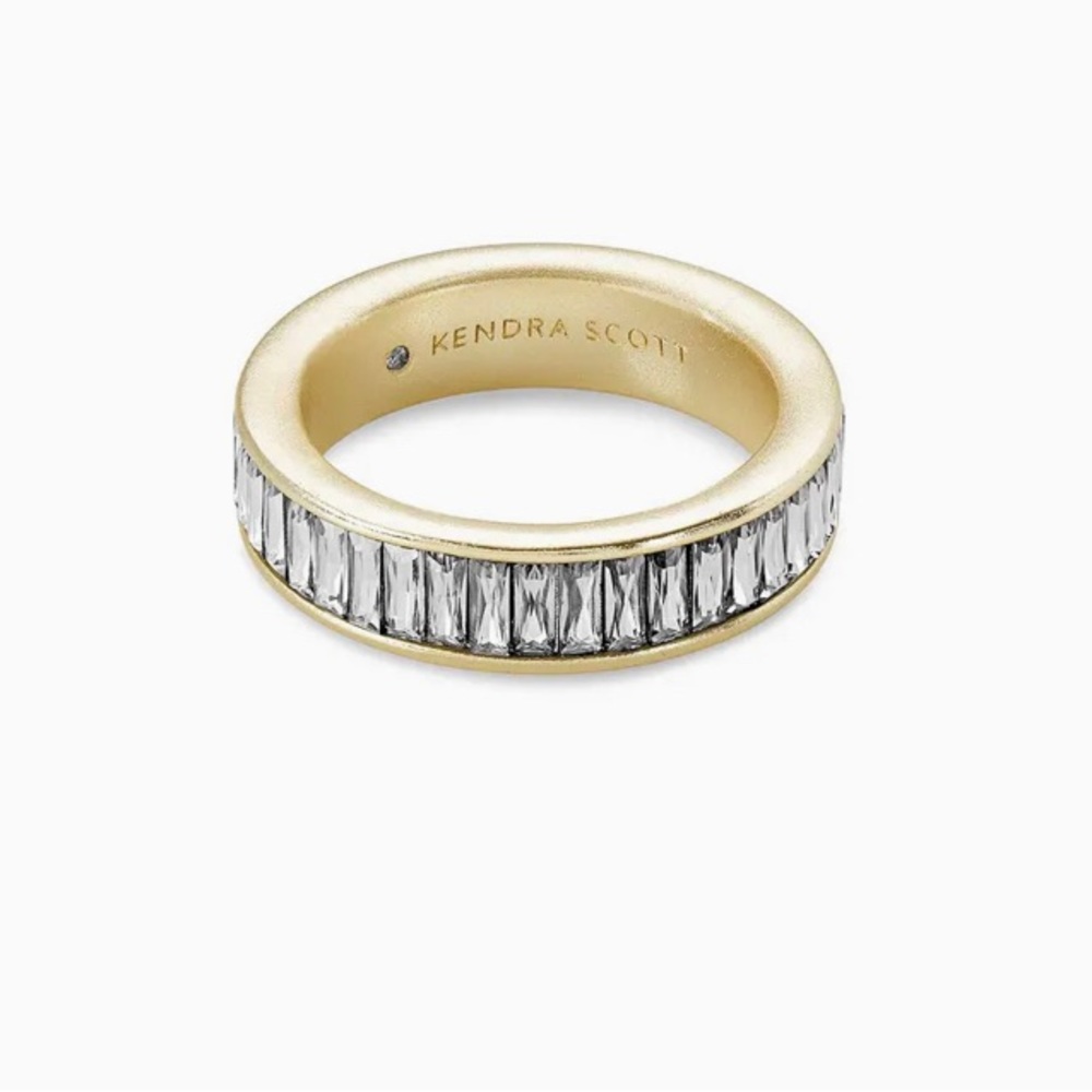 Kendra Scott Jack Ring Size 10 in Silver & Gold